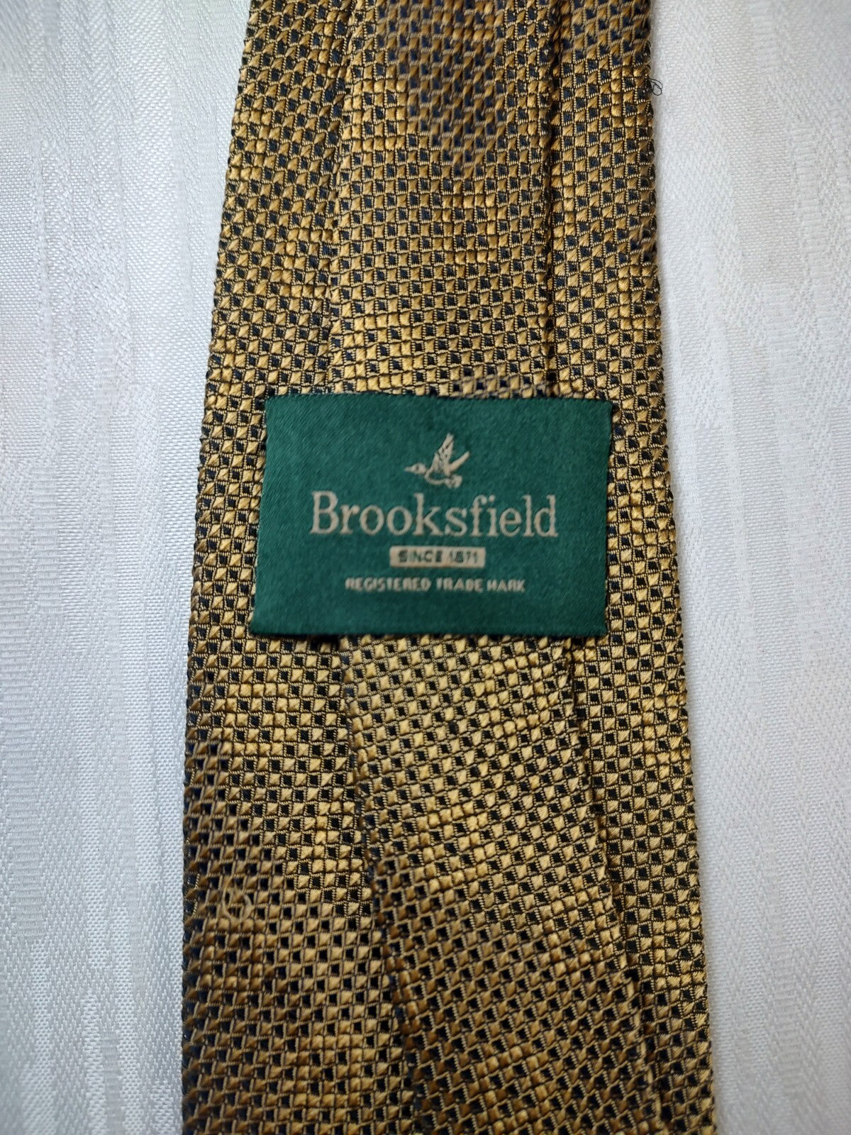 BROOKSFIELD 100% SILK TIE SETA CRAVATTA NECKTIE MADE IN ITALY CLASSIC