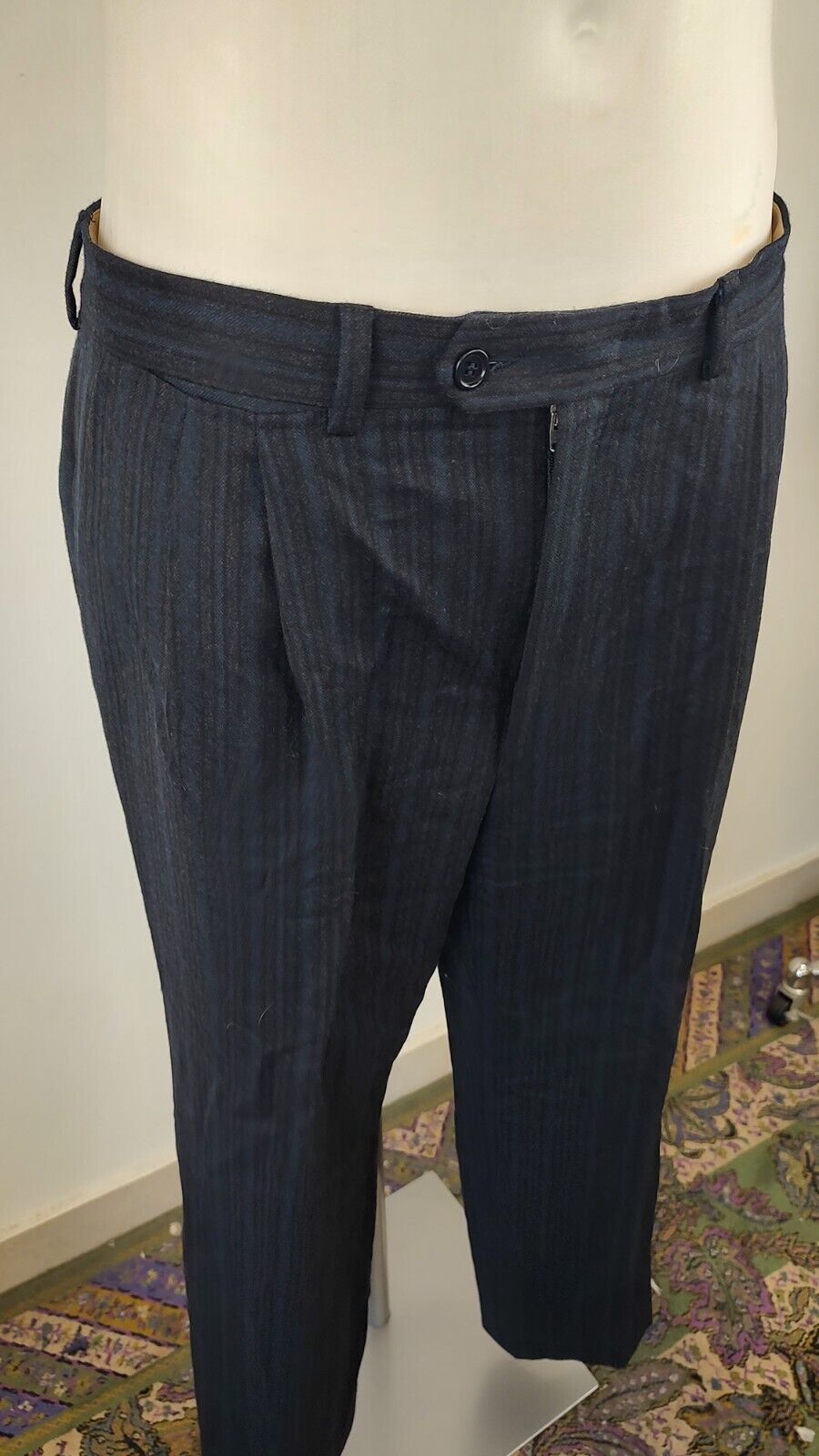 PIERRE CARDIN PANTALONE CASUAL UOMO W36 MAN VINTAGE PANTS LANA