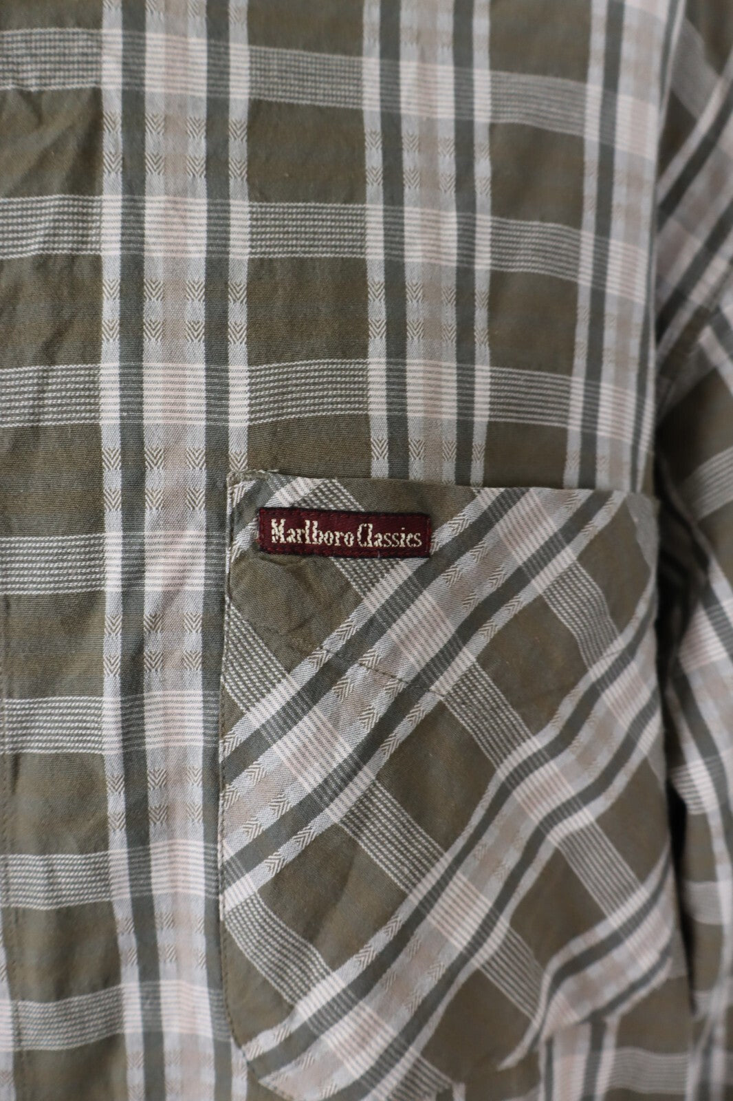 MARLBORO CLASSICS CAMICIA UOMO TG. XL MAN CASUAL VINTAGE SHIRT COTONE COTTON