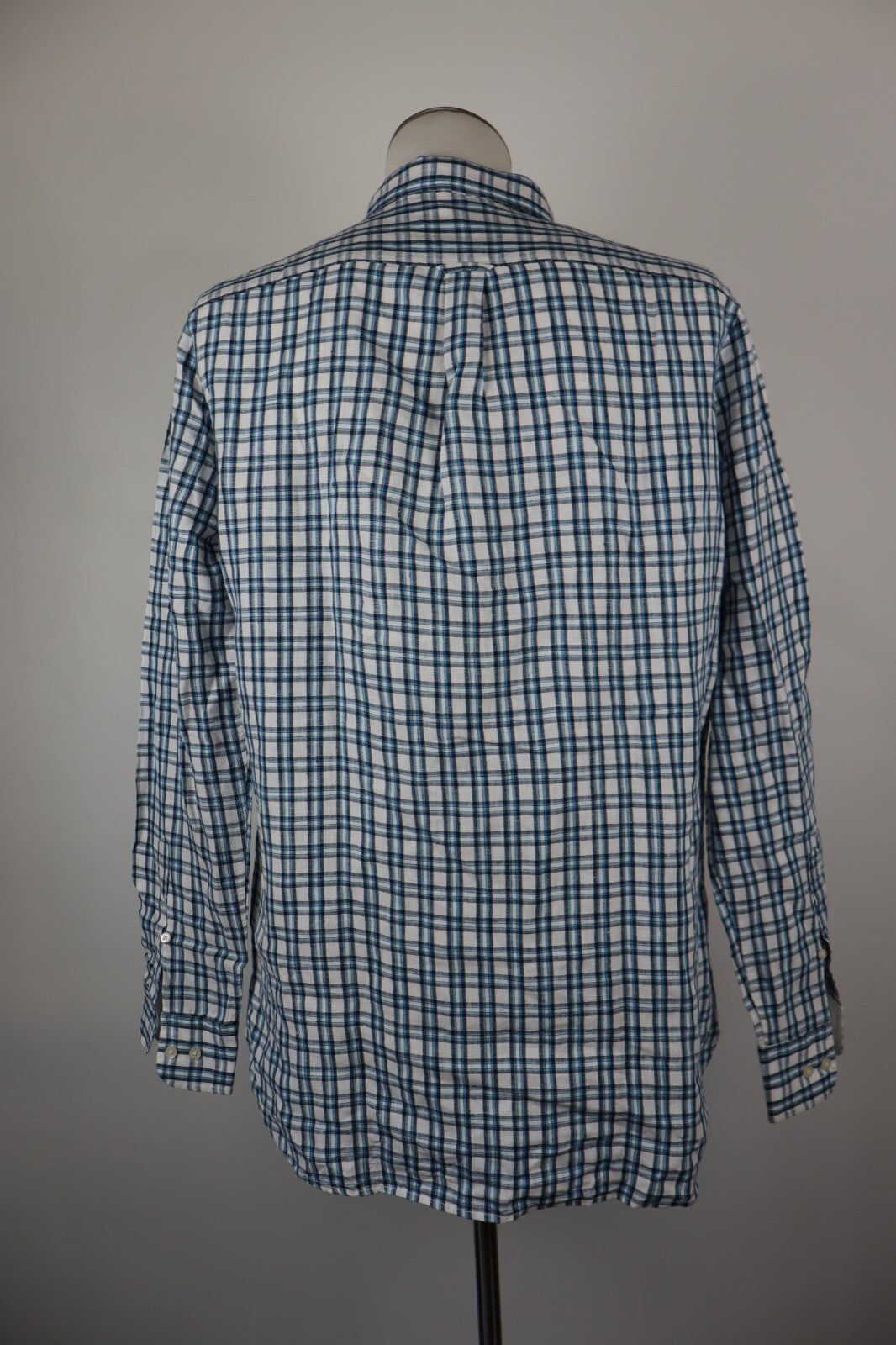 HENRY COTTON'S CAMICIA UOMO LINO LINEN TG. 41 MAN CASUAL VINTAGE SHIRT