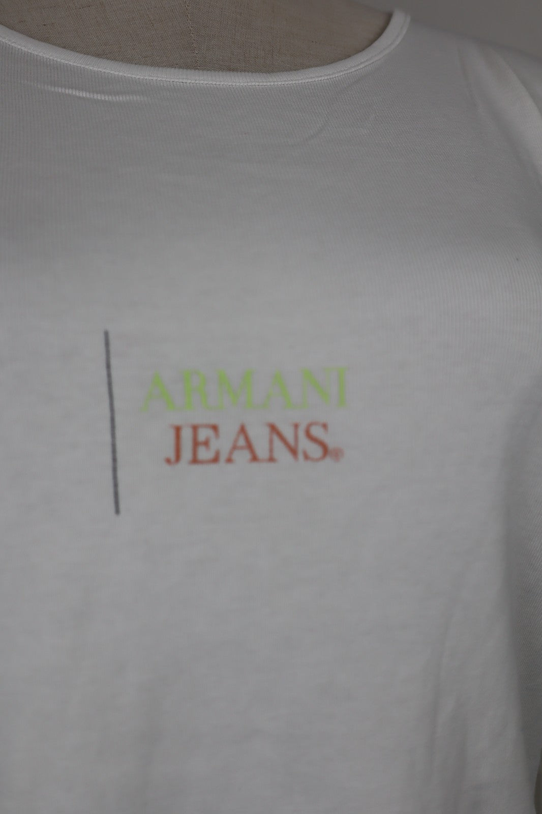 AJ ARMANI JEANS MAGLIA MANICA LUNGA DONNA TG 42 WOMAN CASUAL VINTAGE TOP T-SHIRT