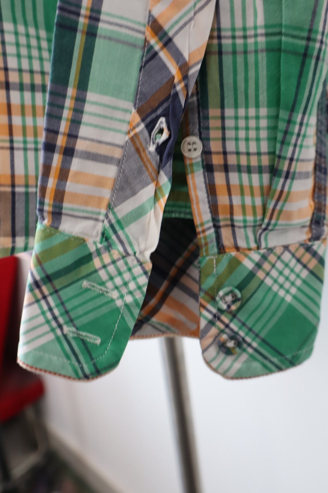 DIESEL CAMICIA UOMO TG. XL MAN CASUAL VINTAGE SHIRT COTONE ITALY