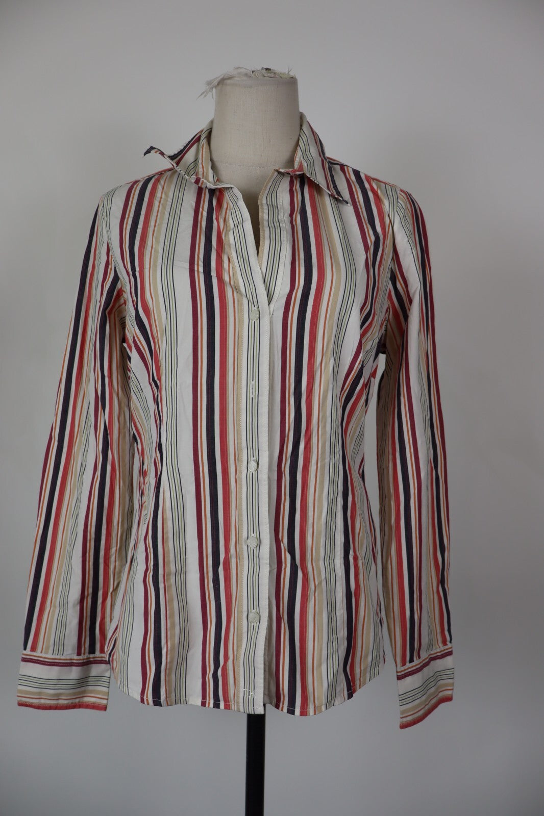 TOMMY HILFIGER CAMICIA DONNA TG. M WOMAN SHIRT CASUAL VINTAGE COTONE