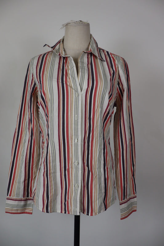 TOMMY HILFIGER CAMICIA DONNA TG. M WOMAN SHIRT CASUAL VINTAGE COTONE