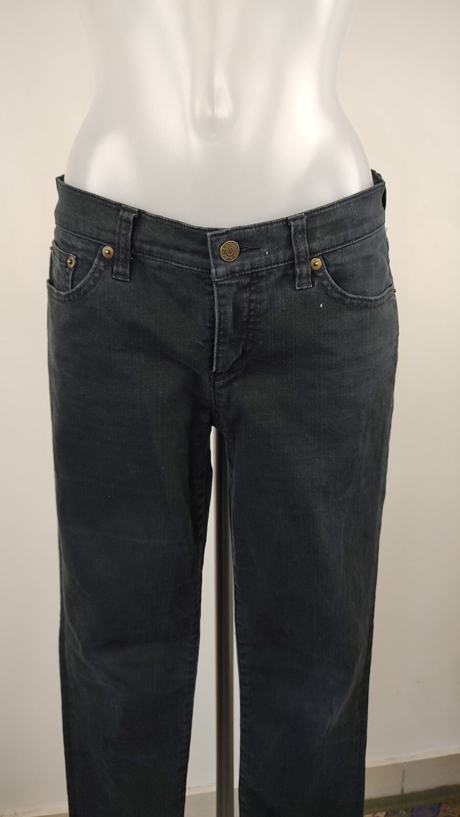 RALPH LAUREN PANTALONE CASUAL DONNA TG 2 WOMAN VINTAGE PANTS COTONE