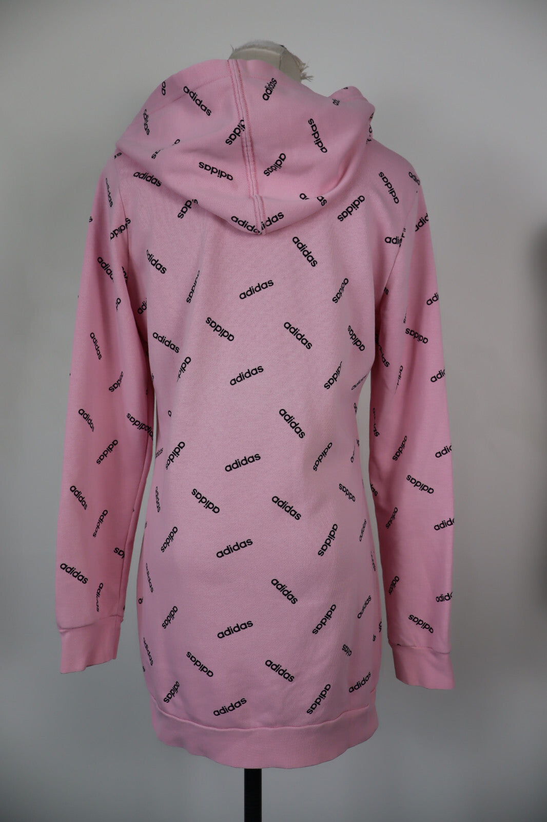 ADIDAS VESTITO ABITO DONNA TG. S 40/42 WOMAN CASUAL VINTAGE DRESS FELPA COTONE
