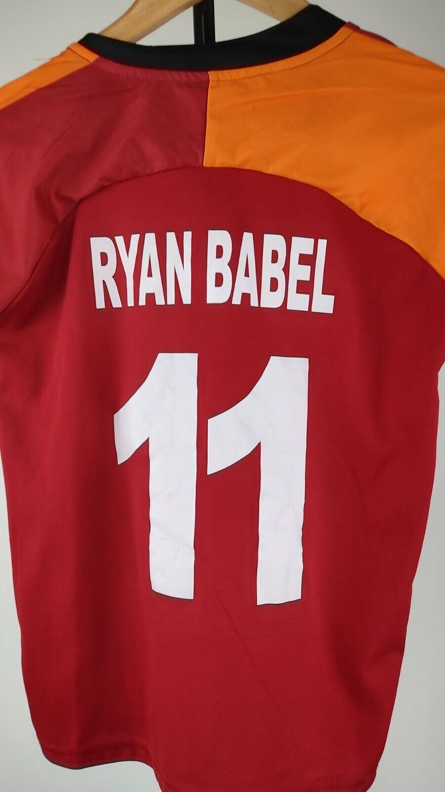 NIKE GALATASARAY MAGLIA CALCIO N. 11 BABEL Tg 16 ANNI RAGAZZO JERSEY VINTAGE