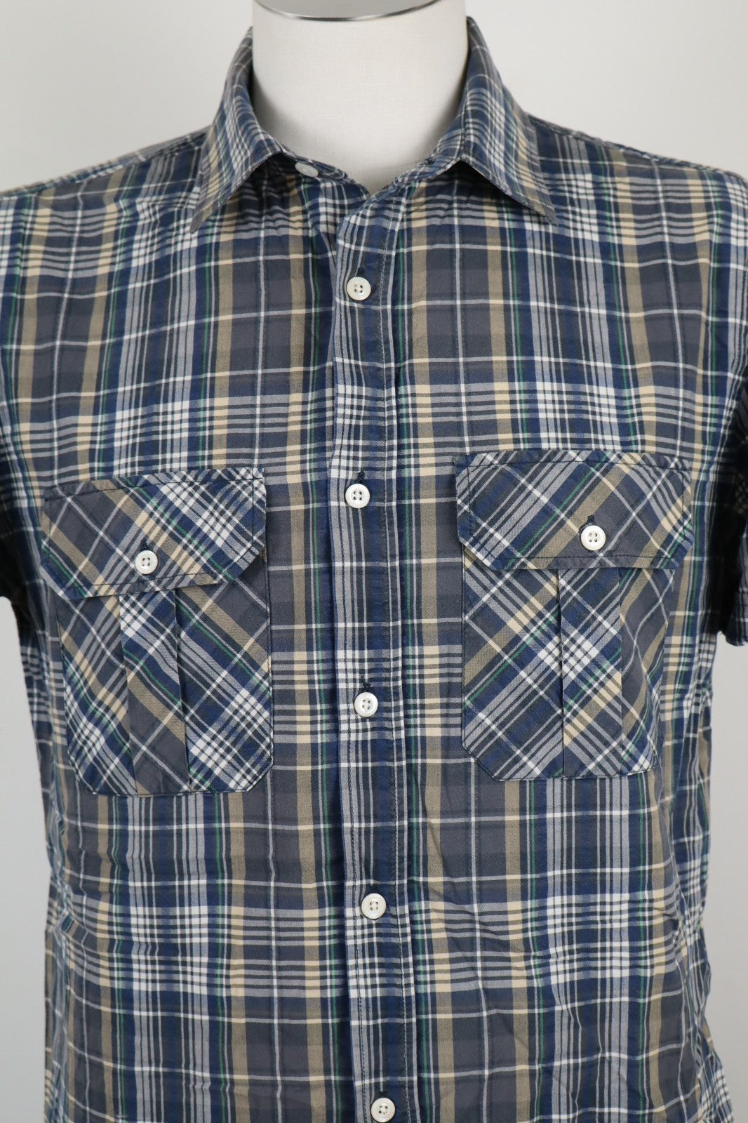 WOOLRICH CAMICIA UOMO TG EU L MAN SHIRT CASUAL VINTAGE COTONE COTTON