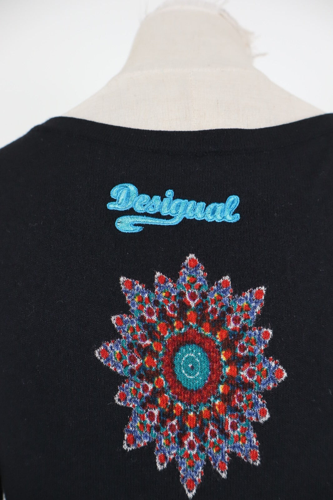 DESIGUAL VESTITO ABITO DONNA TG. L WOMAN CASUAL VINTAGE DRESS