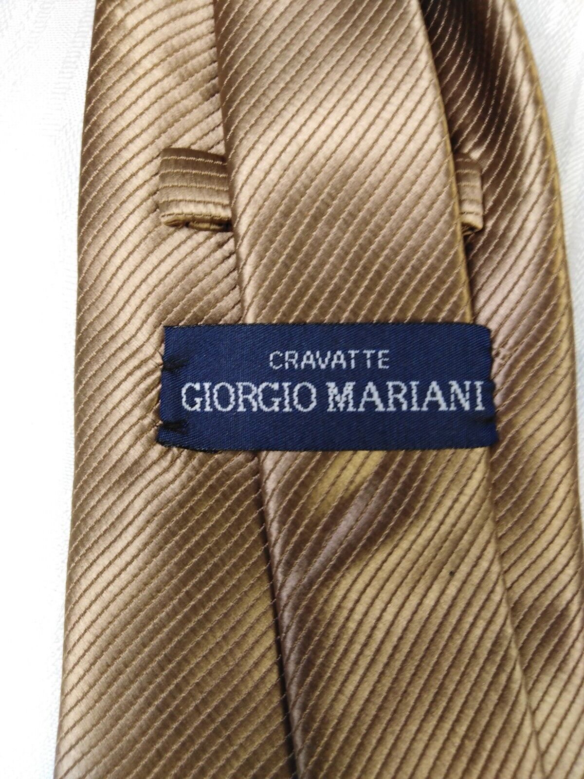 GIORGIO MARIANI 100% SETA SILK TIE CRAVATTA NECKTIE ITALY VINTAGE SELF TIPPED