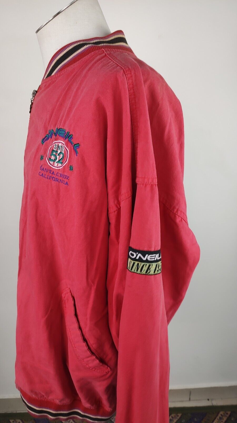 O'NEILL SANTA CRUZ CALIFORNIA GIUBBINO UOMO Tg L MAN CASUAL VINTAGE JACKET