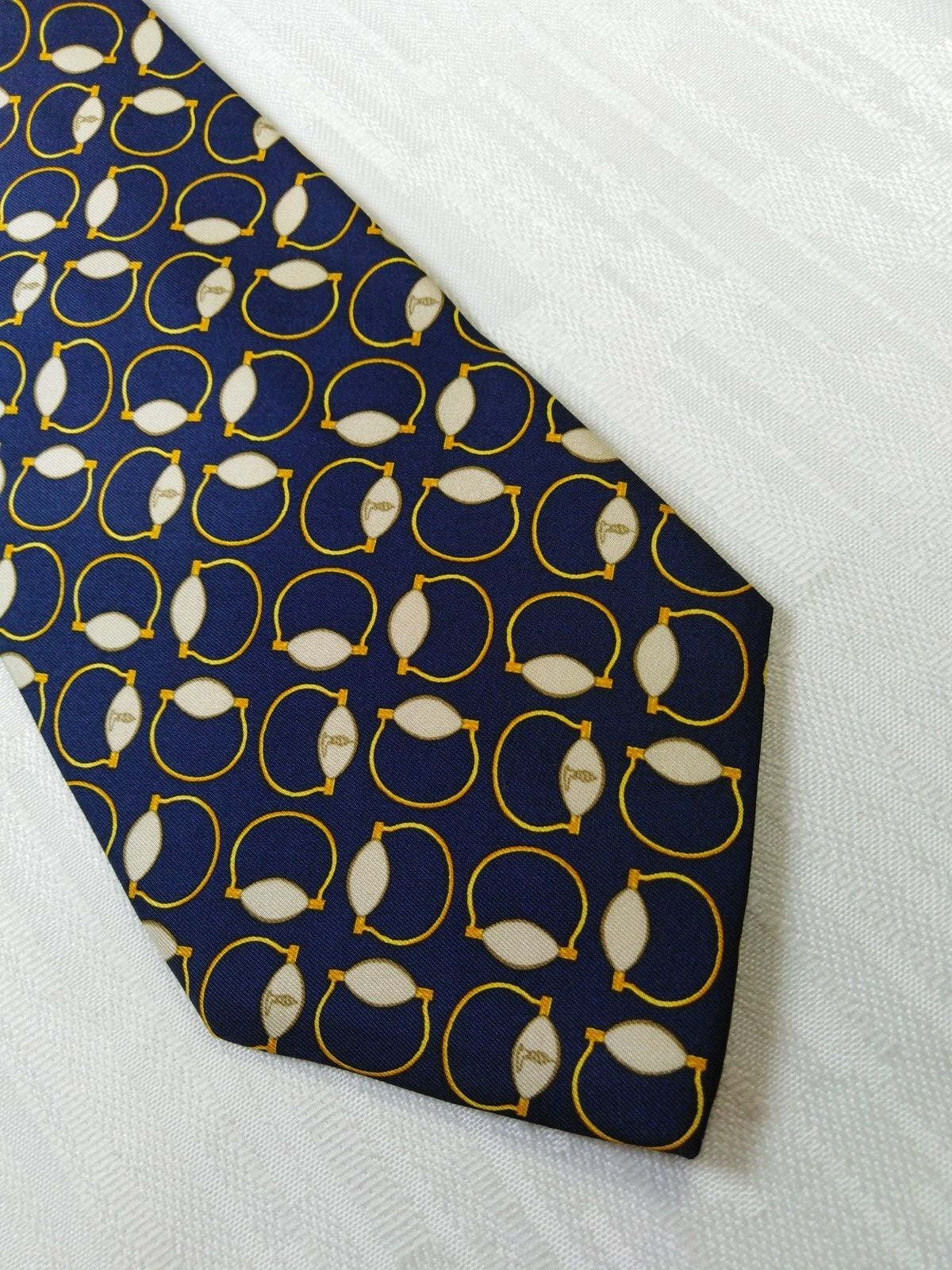 TRUSSARDI 100% SILK TIE SETA CRAVATTA NECKTIE MADE IN ITALY CLASSIC