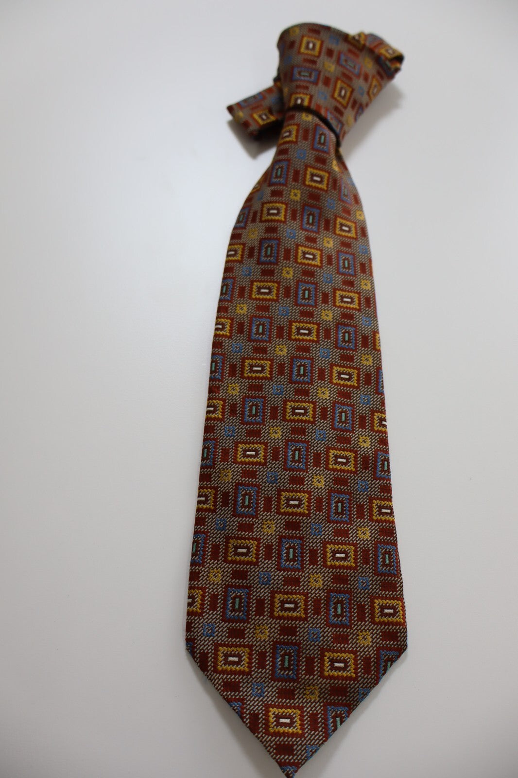 ALTEA MILANO 100% SILK TIE SETA CRAVATTA NECKTIE MADE IN ITALY CLASSIC