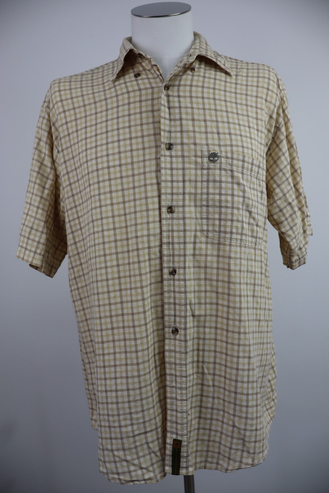 TIMBERLAND CAMICIA UOMO TG M MAN SHIRT CASUAL VINTAGE COTONE COTTON