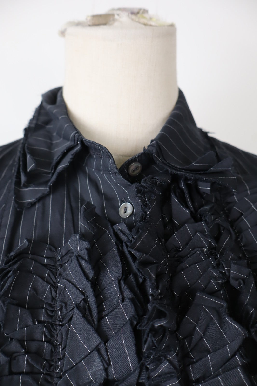 DONDUP CAMICIA  DONNA TG. 42 WOMAN SHIRT CASUAL VINTAGE COTONE VOLANT