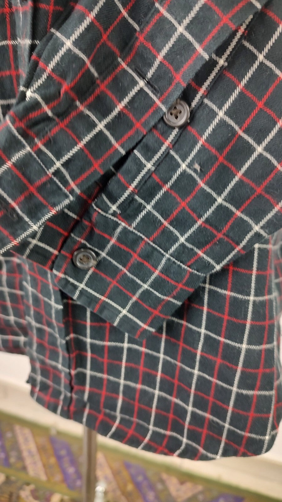 RALPH LAUREN CAMICIA UOMO TG. S MAN CASUAL VINTAGE SHIRT COTONE