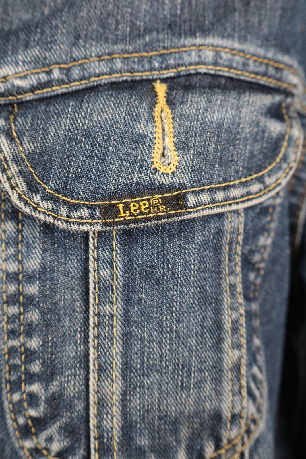 LEE GIUBBINO JEANS COTONE UOMO TG XL MAN JACKET CASUAL VINTAGE DENIM COTTON