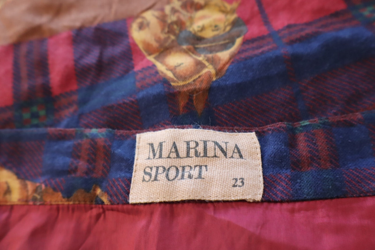 MARINA SPORT GONNA DONNA WOMAN SKIRT Tg. 23 CASUAL VINTAGE COTONE
