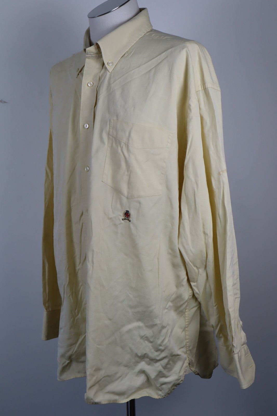 TOMMY HILFIGER CAMICIA UOMO COTONE TG XXL MAN CASUAL VINTAGE COTTON SHIRT