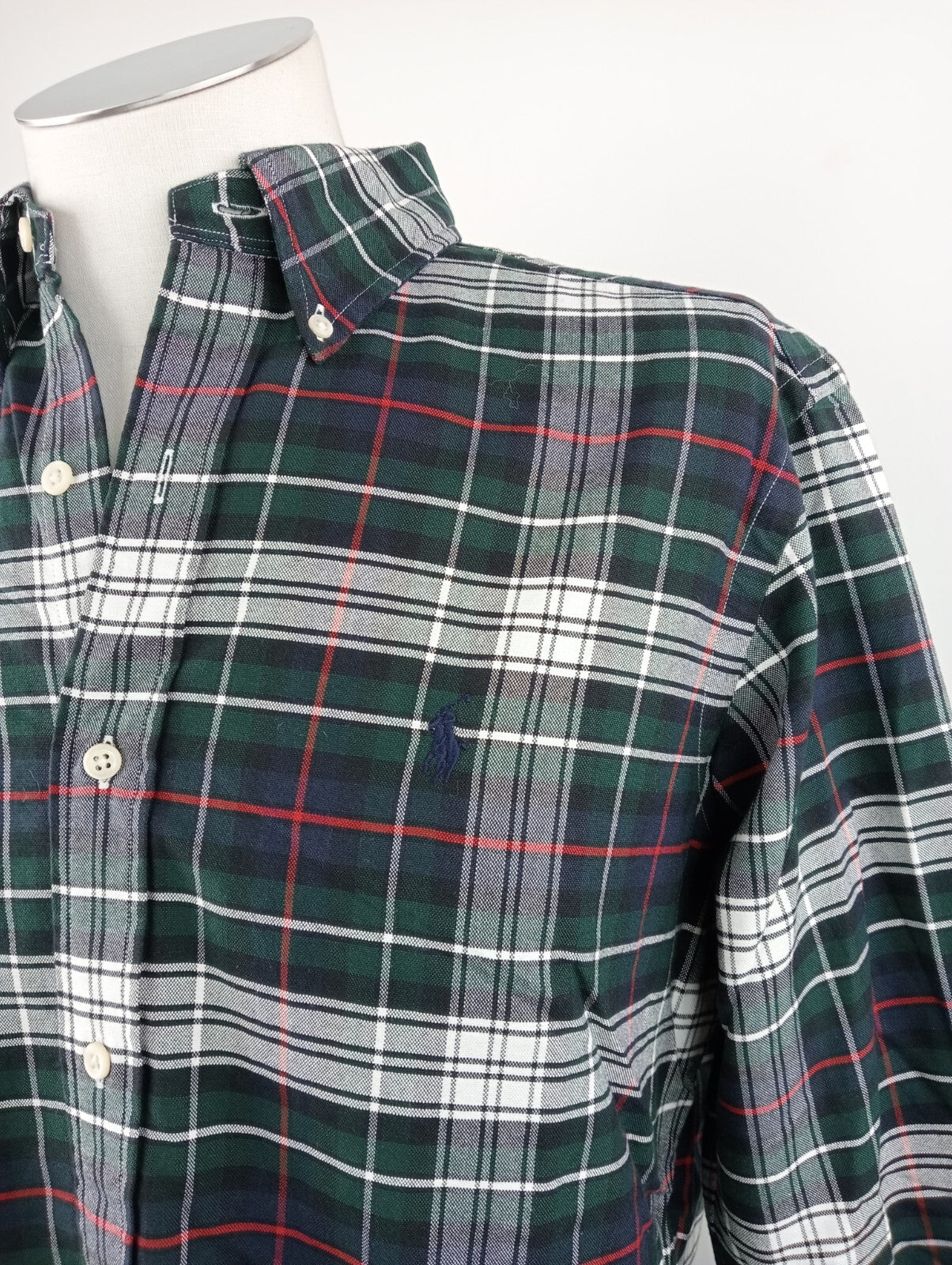 RALPH LAUREN CAMICIA UOMO COTONE TG. S  MAN CASUAL VINTAGE SHIRT