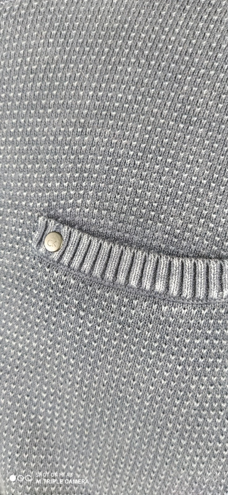 CALVIN KLEIN JEANS MAGLIONE COTONE COTTON VINTAGE UOMO Tg. L MAN SWEATER CASUAL