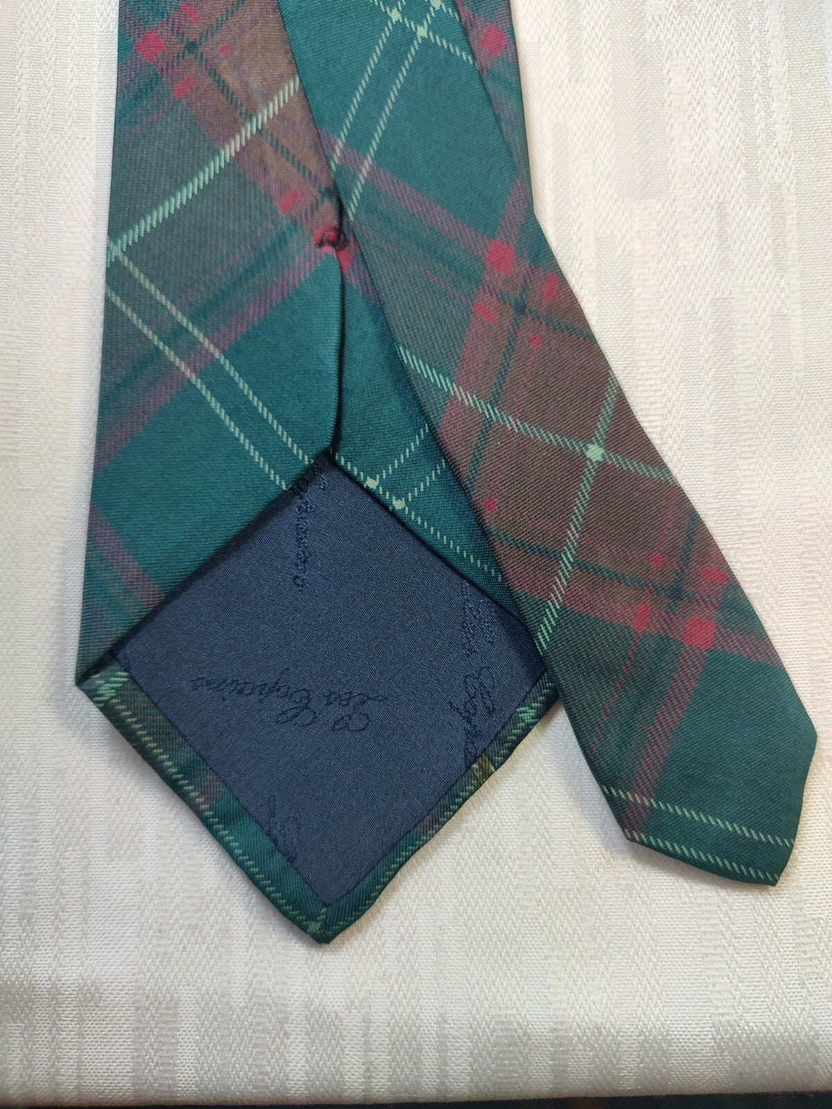 LES COPAINS 100% SILK TIE SETA CRAVATTA NECKTIE MADE IN ITALY CLASSIC