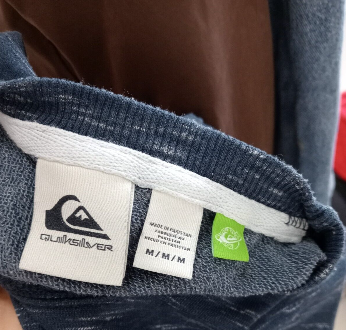 QUIKSILVER FELPA JACKET UOMO Tg M SPORT MAN SWEATSHIRT CASUAL VINTAGE