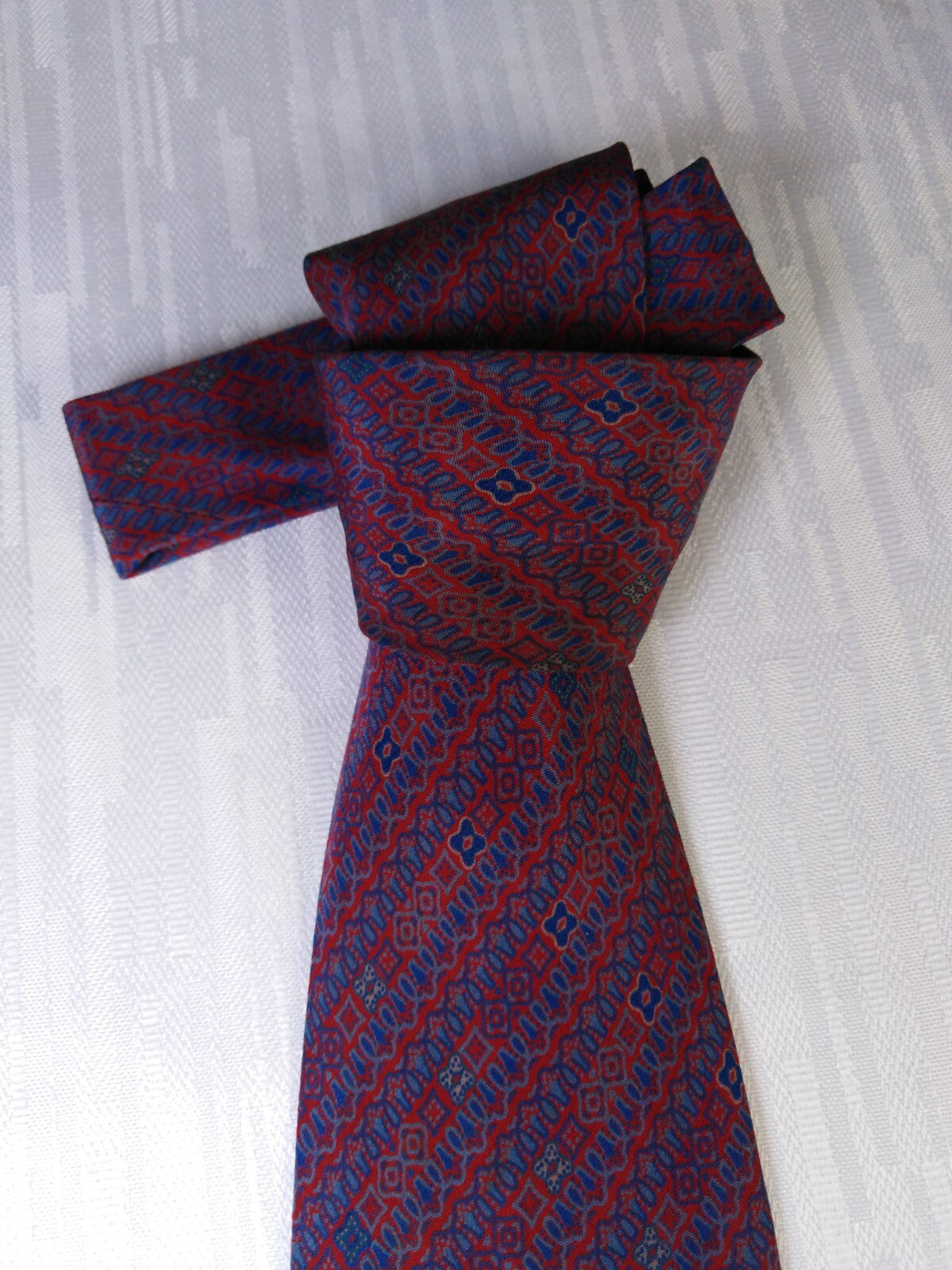 LANCOME 100% SILK TIE SETA CRAVATTA NECKTIE MADE ITALY VINTAGE CLASSIC