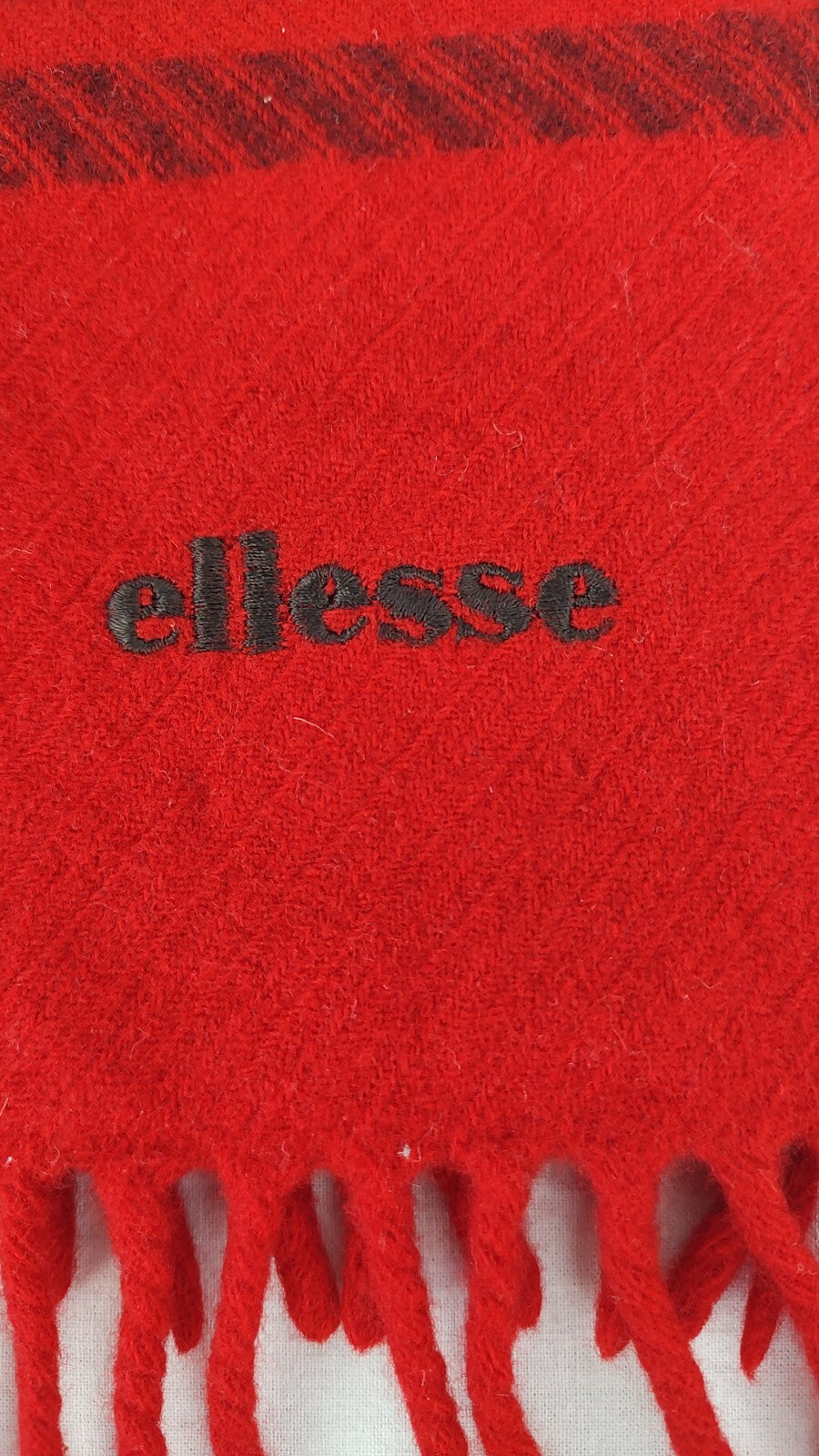 ELLESSE SCIARPA LANA AGNELLO UOMO DONNA WOMAN MAN VINTAGE CASUAL SCARF