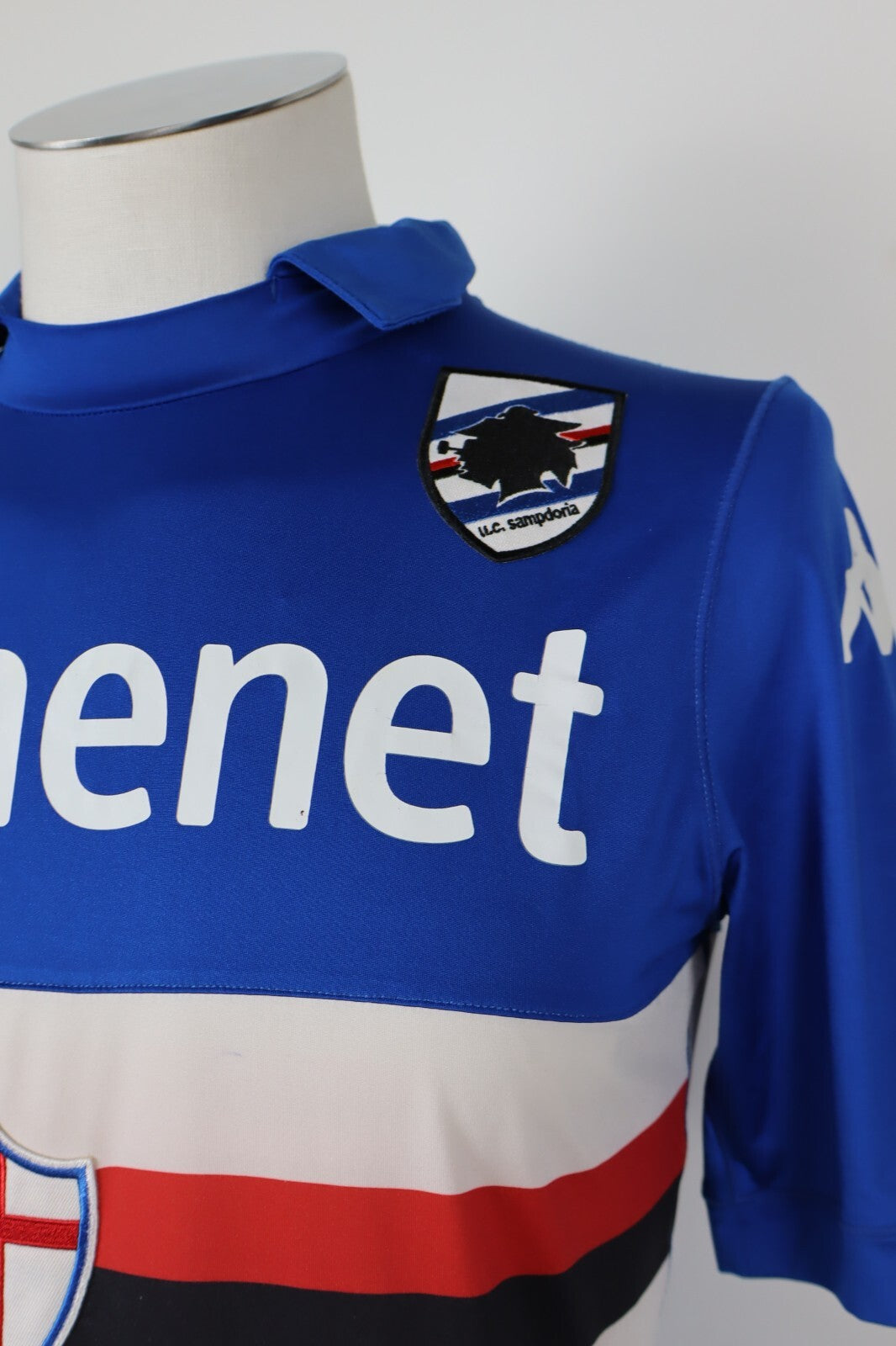 KAPPA SAMPDORIA MAGLIA CALCIO Tg S UOMO MAN T-SHIRT SOCCER SPORT GABBIADINI N 11