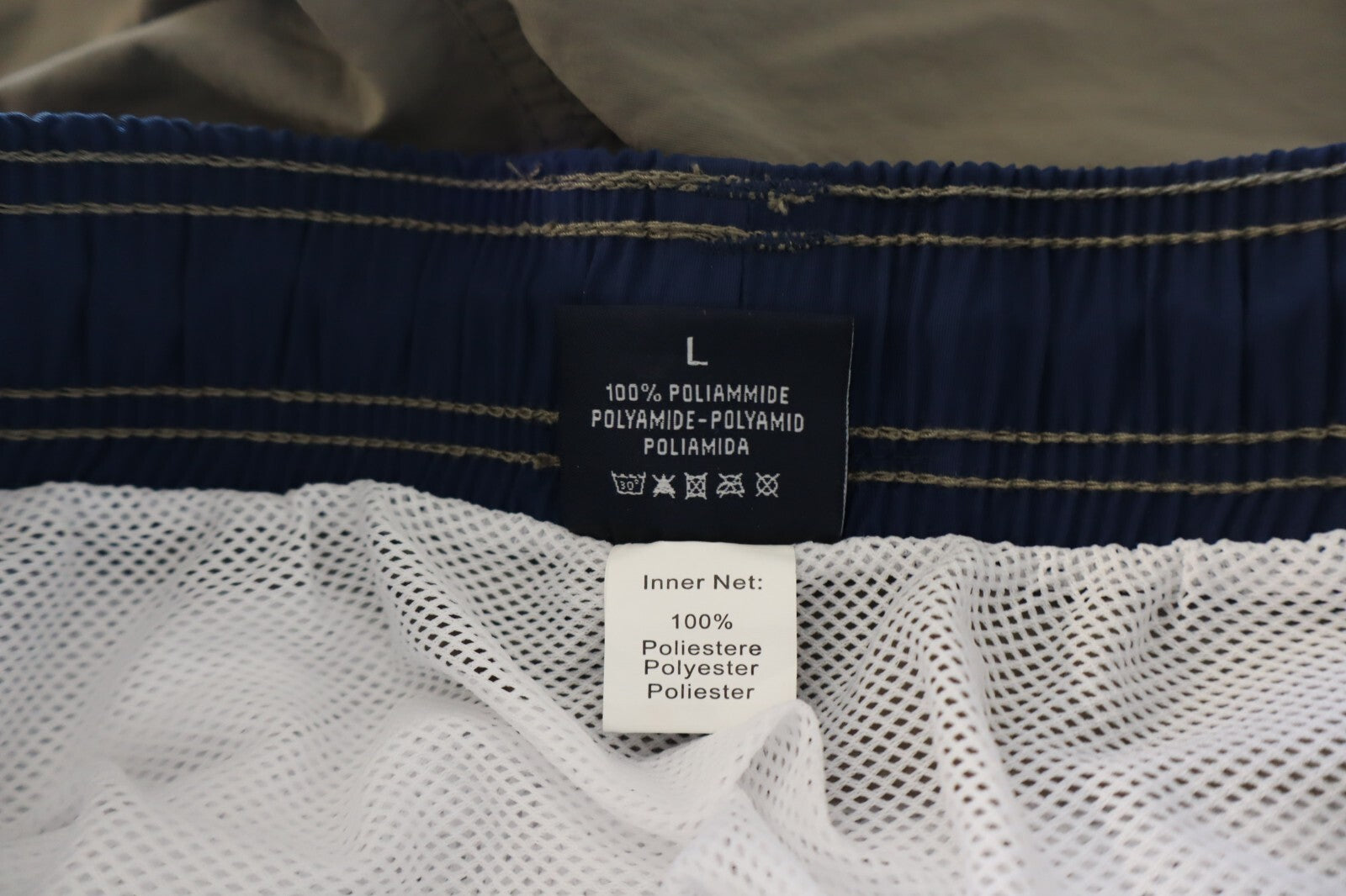 NAVIGARE COSTUME PANTALONCINO MARE UOMO TG L MEN SWIMSUIT VINTAGE CASUAL