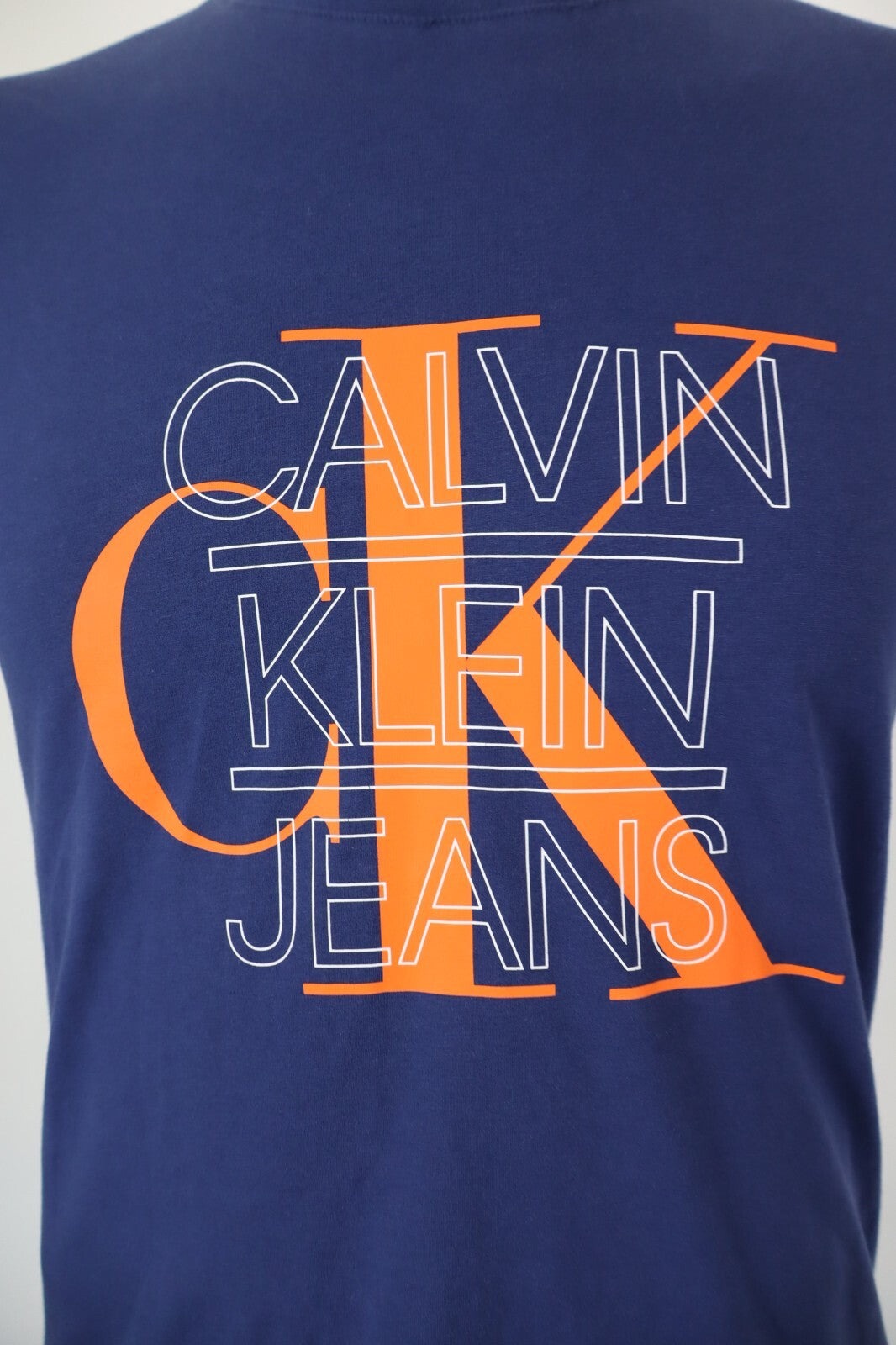 CALVIN KLEIN CK MAGLIA T-SHIRT UOMO TG. S MAN SHIRT CASUAL VINTAGE LOGO COTONE