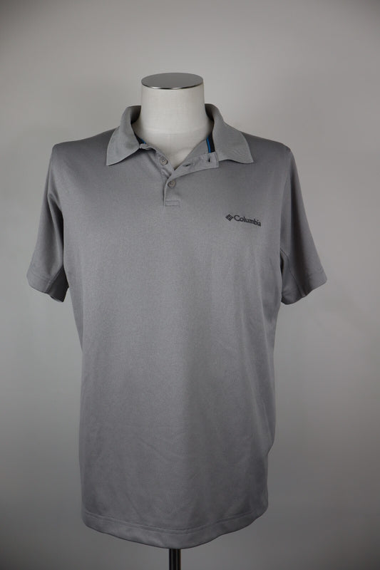 COLUMBIA POLO MAGLIA UOMO TG L MAN T-SHIRT CASUAL VINTAGE
