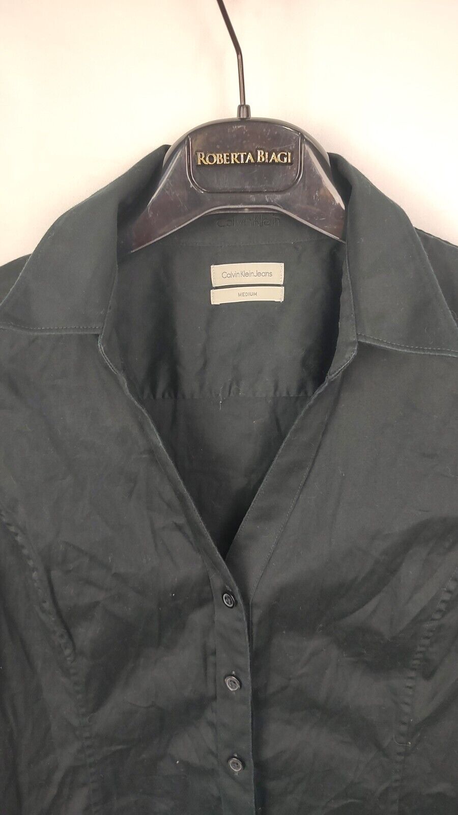 CALVIN KLEIN JEANS CAMICIA DONNA TG. M WOMAN SHIRT CASUAL VINTAGE