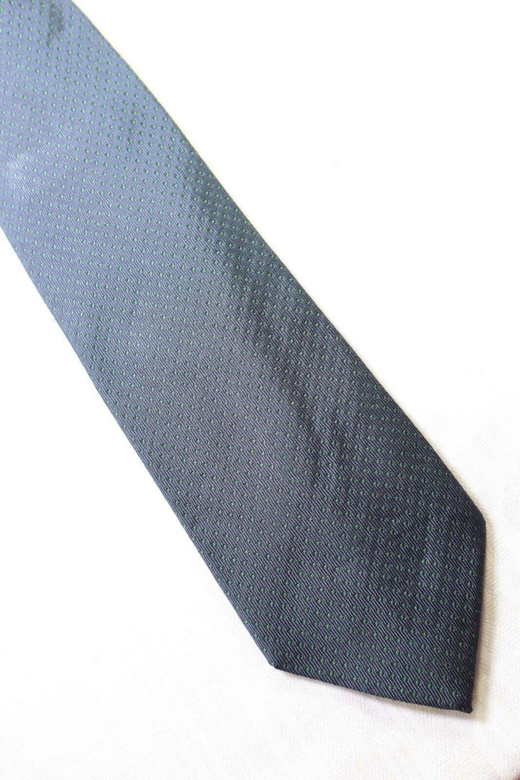 BRIAN & BARRY MONZA 100% SETA SILK TIE CRAVATTA NECKTIE ITALY VINTAGE CLASSIC