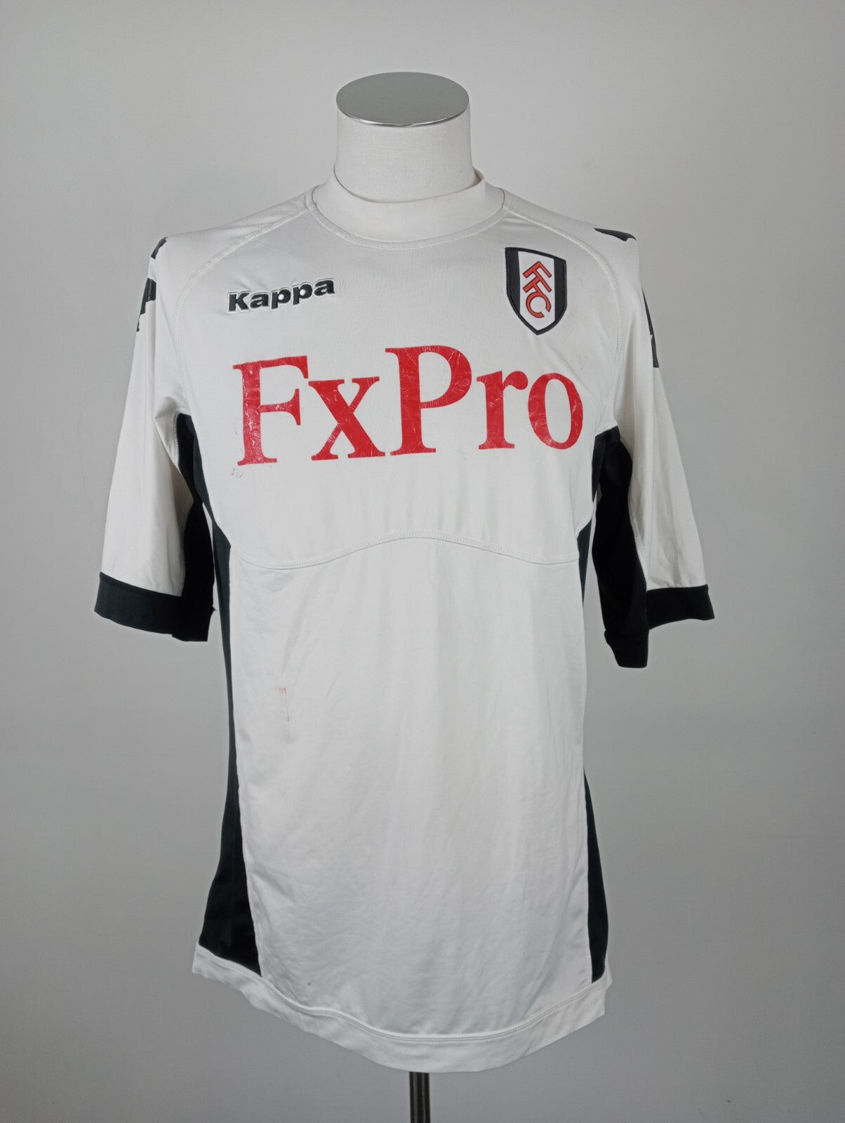 KAPPA FULHAM MAGLIA CALCIO UOMO Tg XL SOCCER TRIKOT JERSEY SPORT 2011-2012