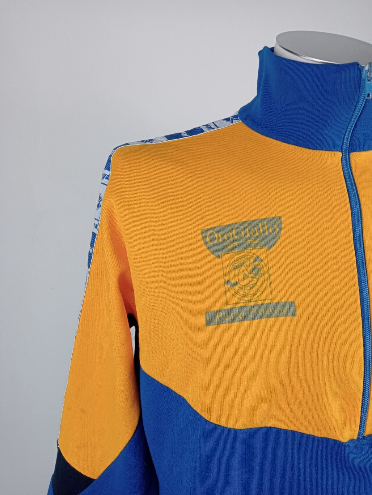 SCC ASSOCALCIO CAMPANIA FELPA MAGLIA ZIP SPORT CALCIO UOMO L MAN VINTAGE JACKET
