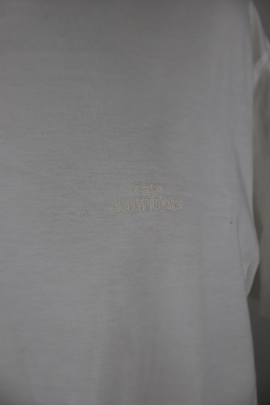 ARMANI JEANS MAGLIA 100% COTONE UOMO TG XL BASIC MAN COTTON SHIRT CASUAL VINTAGE