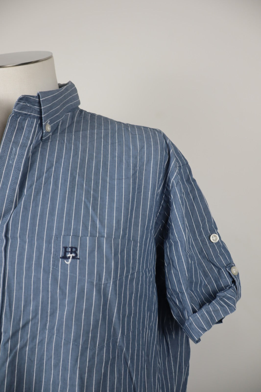 HARMONT & BLAINE CAMICIA SHIRT UOMO Tg 2XL MAN VINTAGE CASUAL COTONE COTTON LOGO