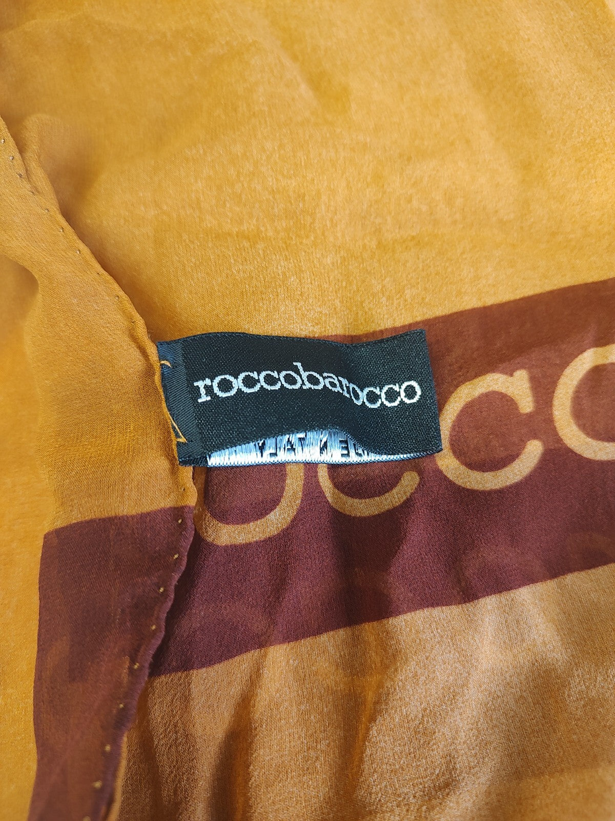ROCCOBAROCCO FOULARD SCARVES SCARF RECTANGLE 100% SETA MADE IN ITALY