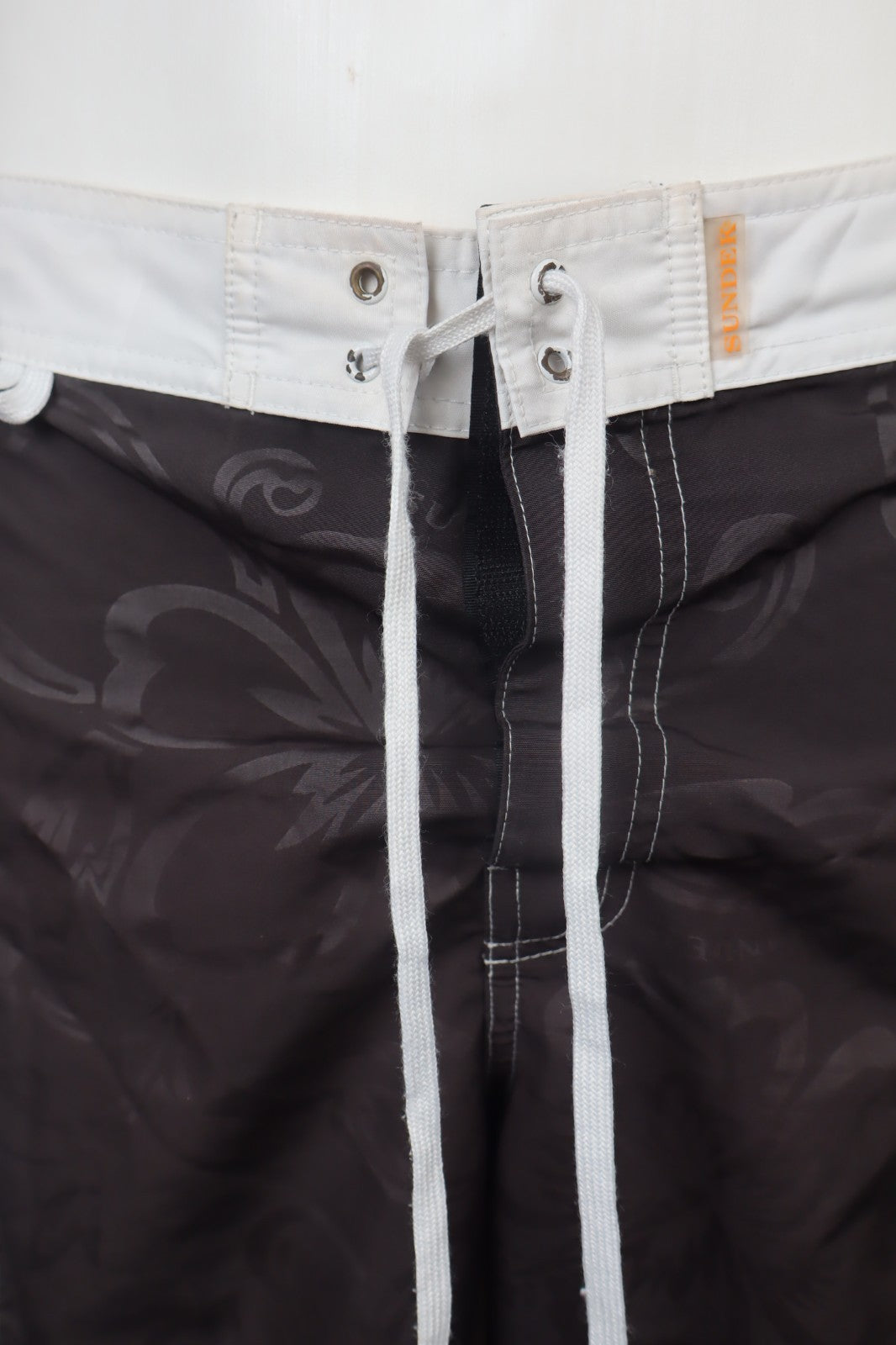 SUNDEK COSTUME PANTALONCINO MARE UOMO TG 32 MEN SWIMSUIT VINTAGE CASUAL LOGO