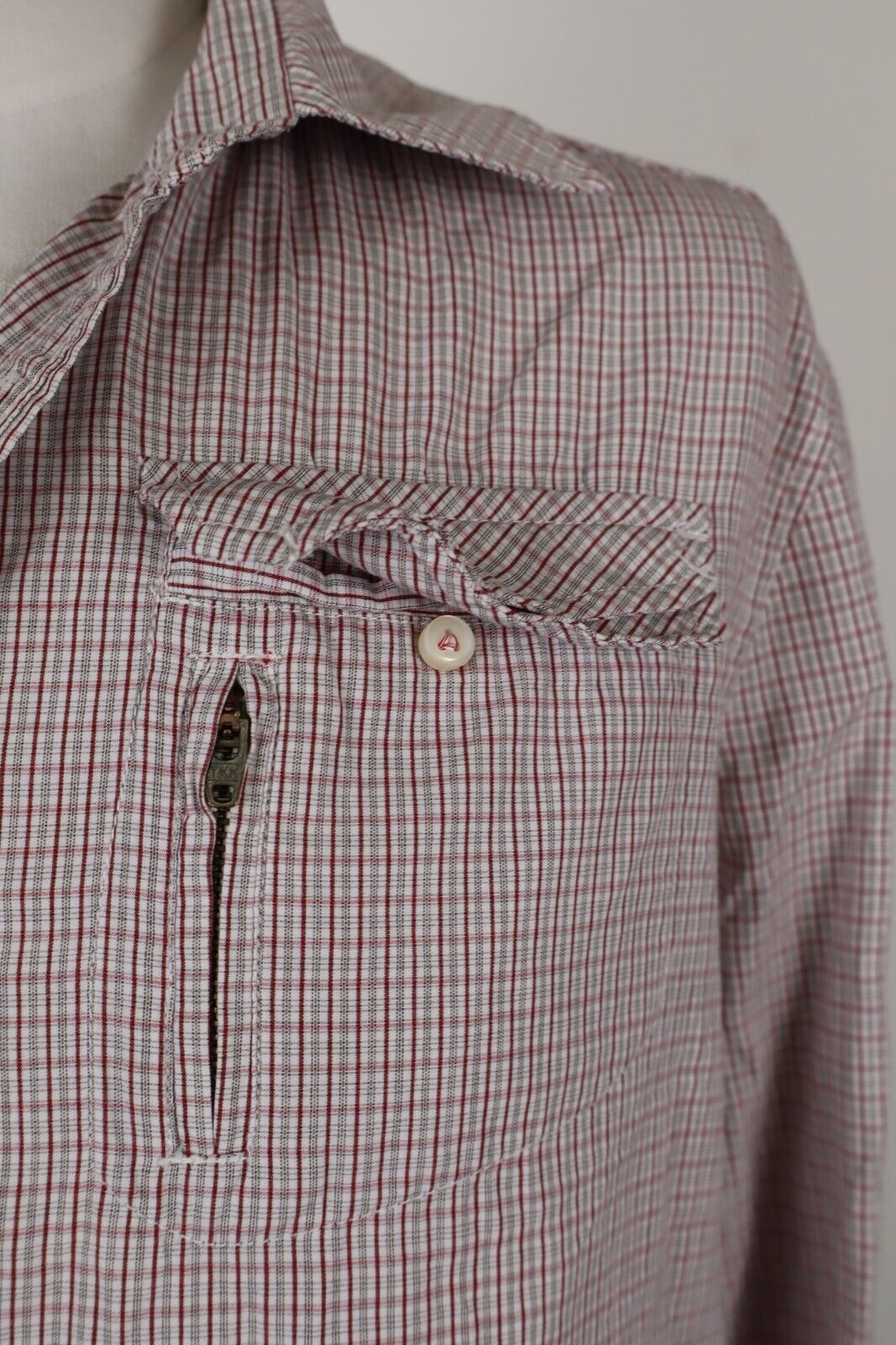 DIESEL CAMICIA UOMO TG. XL MAN CASUAL VINTAGE SHIRT COTONE ITALY