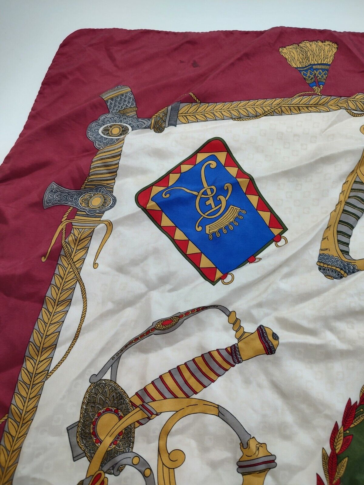 GHERARDINI FOULARD 100% SILK SETA SCARVES SCARF SQUARE MADE ITALY