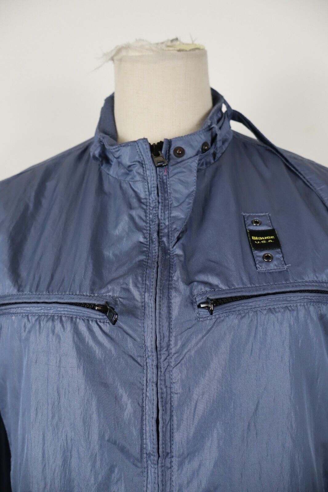BLAUER GIUBBINO LEGGERO IMPERMEABILE DONNA Tg XL WOMAN JACKET CASUAL VINTAGE