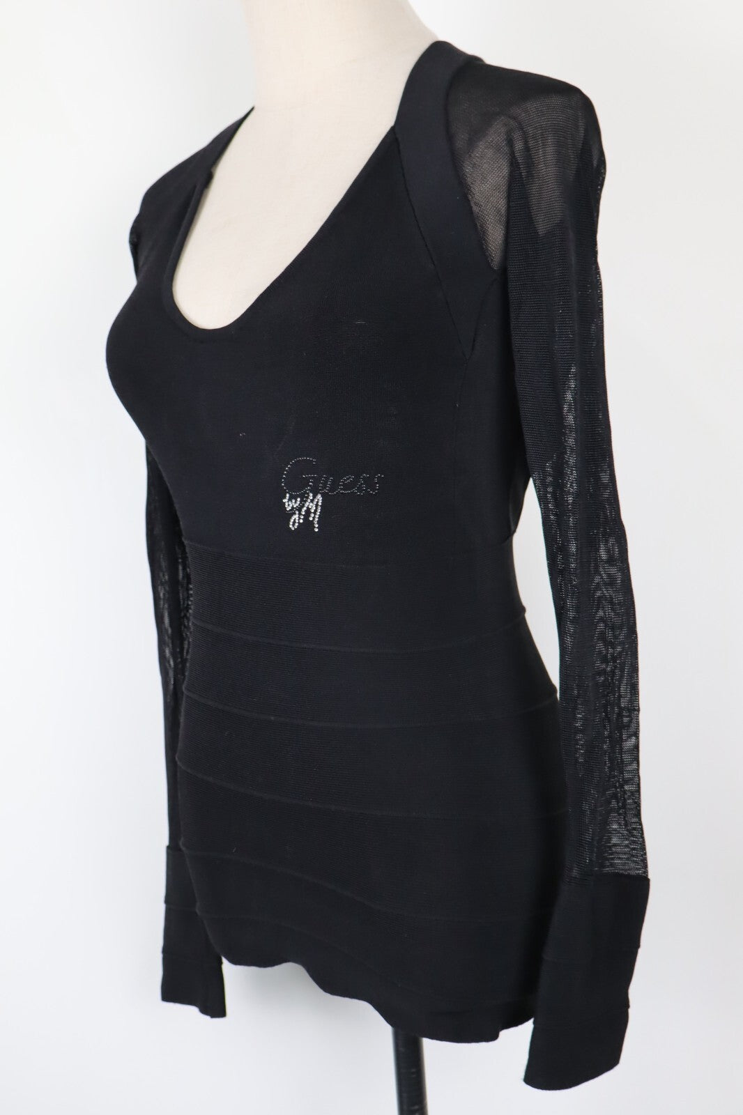 GUESS BY MARCIANO MAGLIA DONNA TG.  2 WOMAN CASUAL VINTAGE T- SHIRT