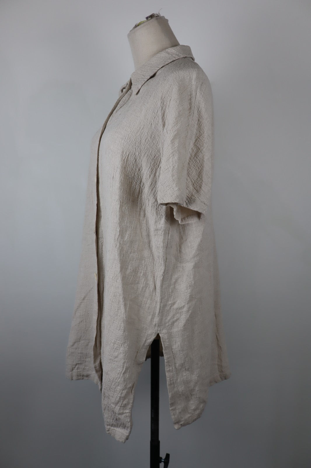 MARINA RINALDI CAMICIA DONNA TG. 23 WOMAN SHIRT CASUAL VINTAGE  BLUSA LINO