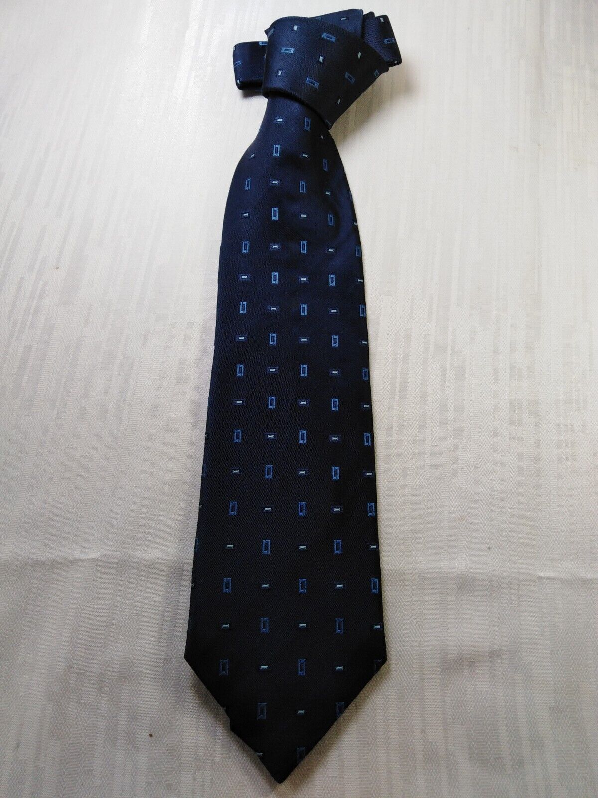 LES COPAINS 100% SETA SILK TIE CRAVATTA NECKTIE MADE ITALY VINTAGE CLASSIC