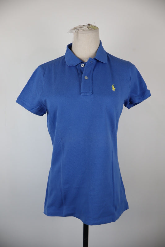 RALPH LAUREN SPORT POLO MAGLIA DONNA COTONE TG. M WOMAN SHIRT CASUAL VINTAGE