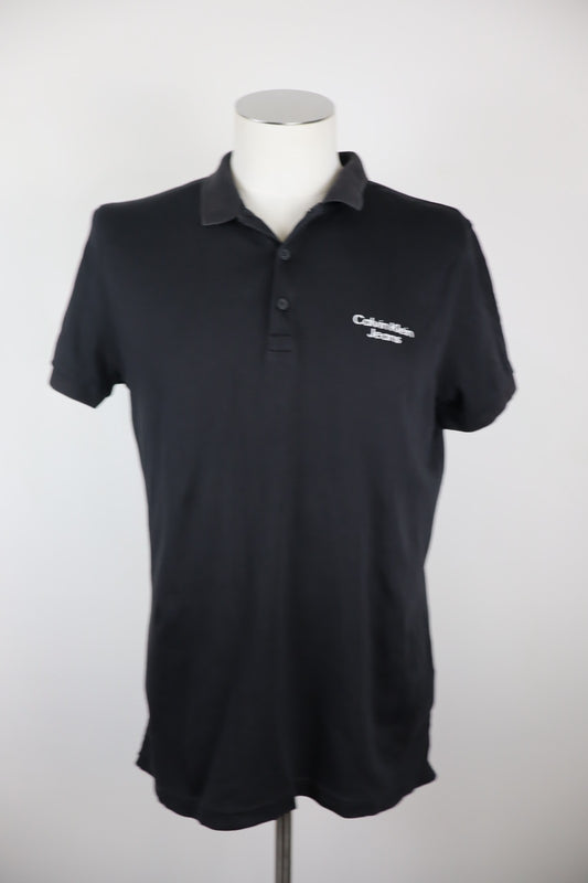 CALVIN KLEIN JEANS POLO UOMO MAN COTONE TG. M T-SHIRT CASUAL VINTAGE COTONE LOGO