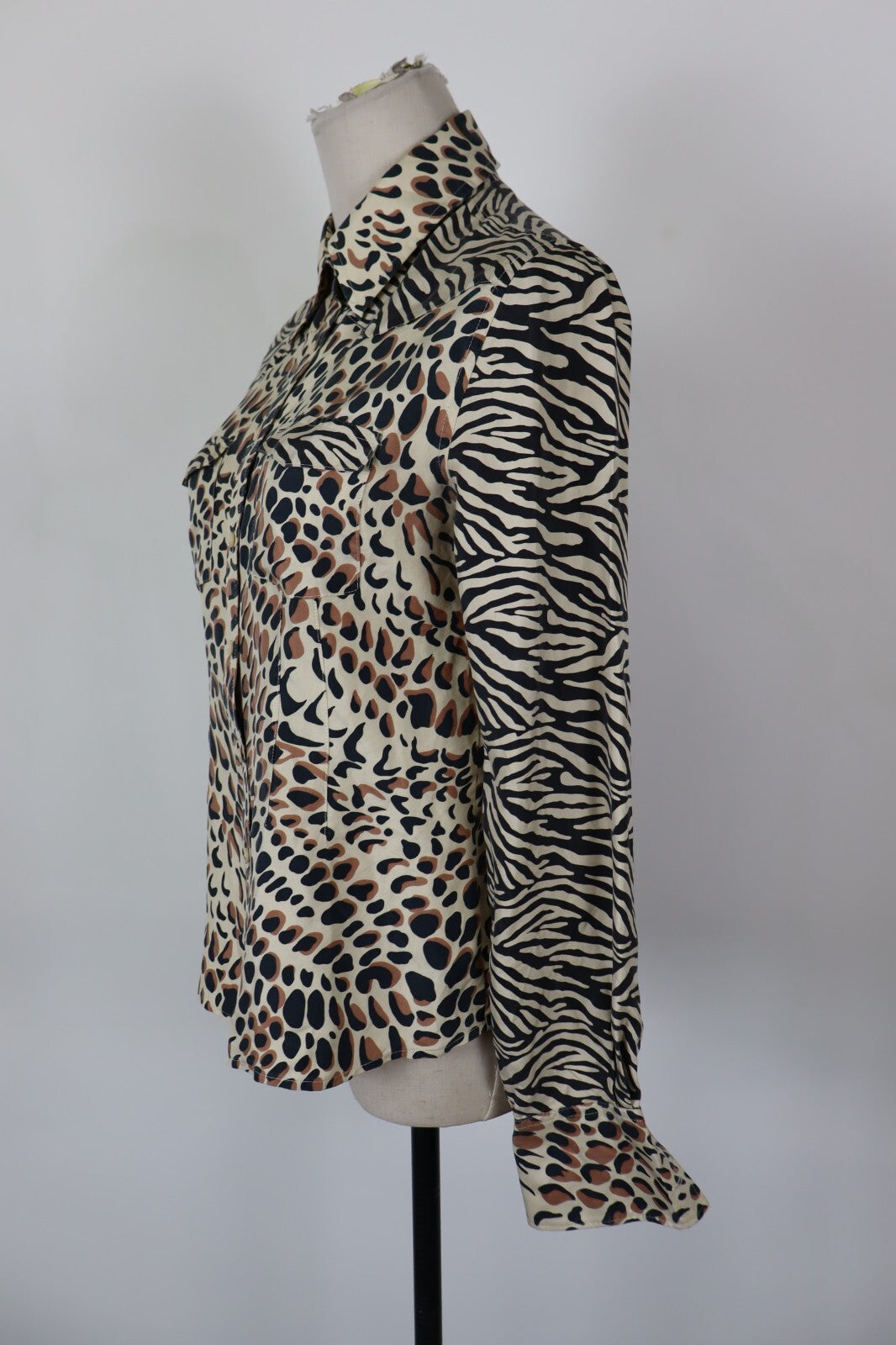 TOMMY HILFIGER CAMICIA DONNA TG. 6  WOMAN SHIRT CASUAL VINTAGE SETA
